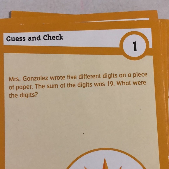 Edupress Math Practice Cards Problem Solving Grade 4 - Picture 6 of 7